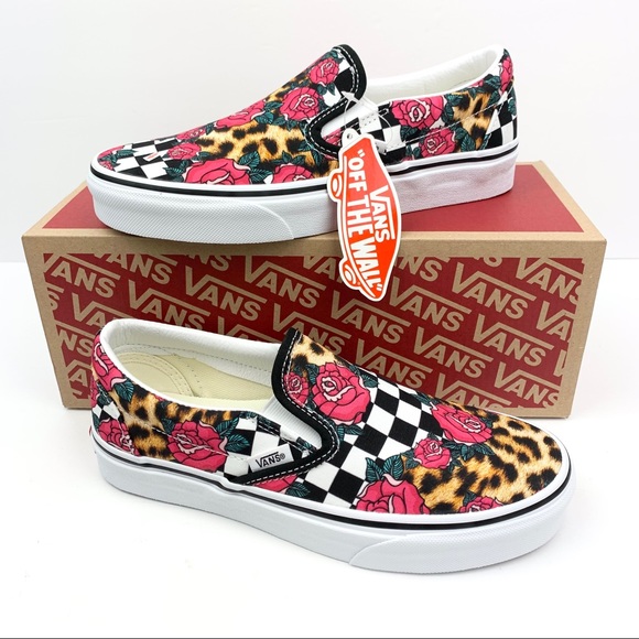 leopard rose vans